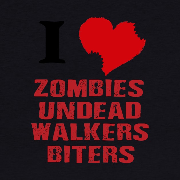 I love zombies, undead, walkers, biters. by AtomicMadhouse